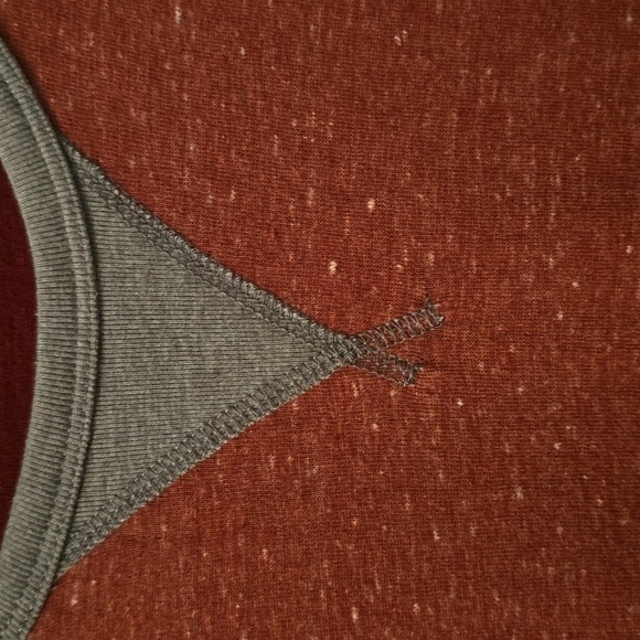 SONOMA MEN'S BIG & TALL SOFT CREWNECK RED & GRAY RAGLAND SHIRT SIZE XXL TALL - Picture 5 of 13